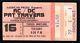 1979 Concert Ticket Stub Ac Dc Bon Scott Pat Travers Towson Maryland Usa