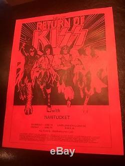 1979 Kiss Concert Ticket Stub Lakeland Florida With Flyer Poster And Audio CD
