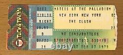 1979 The Clash / Cramps Palladium Nyc Concert Ticket Stub London Calling Joe