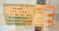 1979 The Who Cincinnati Disaster Concert Ticket Stub 12/3/79 Psa Authentic