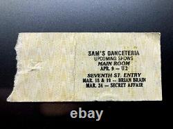 1981 PRINCE / CURTISS A / U2 Concert Ticket Stub Rear shows U2 show for April 9