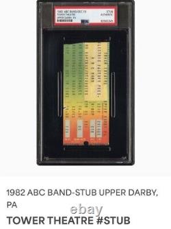 1982 The Band Abc Makes Us Debut Concert Tour Ticket Stub 12/19/82 Pop 1 Psa