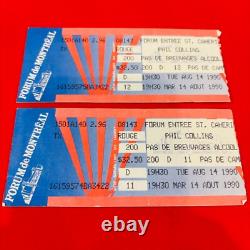 1983 2008 Genesis & Phil Collins Montreal Concert Ticket Stub Lot of 9