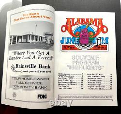 1983 ALABAMA JUNE JAM II Concert Ticket Stub & Program FT PAYNE HIGH SCHOOL AL