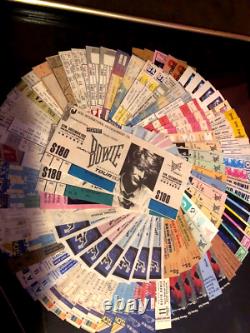 1983 DAVID BOWIE Serious Moonlight World Tour Band Award Concert Ticket Stubs
