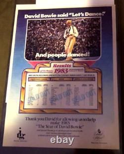 1983 DAVID BOWIE Serious Moonlight World Tour Band Award Concert Ticket Stubs