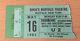 1983 U2 Concert Ticket Stub Buffalo War Tour Bono Edge New Year's Day October