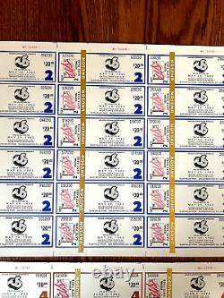 1983 US FESTIVAL UNCUT CONCERT TICKET STUB SHEETS LOT DAY 1-2-3-4 and yes 5