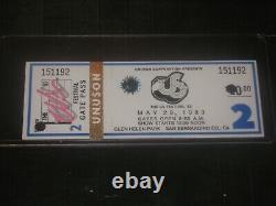 1983 Us Festival Concert Ticket Stubmetal Dayvan Halenmotley Crueozzy
