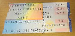 1984 Hollywood Rose Axl Izzy Stradlin Pre Guns N' Roses Concert Ticket Stub Rare