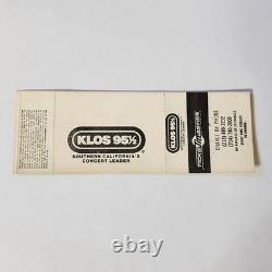 1985 Iron Maiden Orange Pavilion San Bernardino Concert Ticket Stub World Slaver