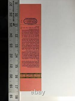 1985 Live Aid Concert Ticket 7.13 JFK Stadium M38
