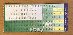 1985 Live Aid Philadelphia Concert Ticket Stub Madonna Led Zeppelin Bob Dylan 9