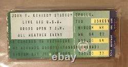 1985 Live Aid Philadelphia Concert Ticket Stub Psa 2 Good Madonna Led Zeppelin