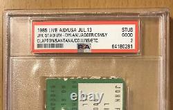 1985 Live Aid Philadelphia Psa 2 Concert Ticket Stub Madonna Led Zeppelin Dylan