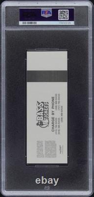 1985 Metallica Concert Master Of Puppets Live Debut Ticket 12/31/95 PSA 7
