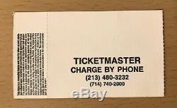 1985 The Smiths Hollywood Palladium Concert Ticket Stub Meat Is Murder Morrissey