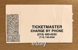 1985 The Smiths Meat Is Murder Tour 6/27 Hollywood Palladium Concert Ticket Stub