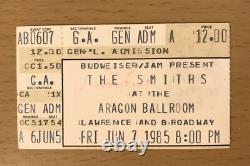 1985 The Smiths Meat Is Murder Tour Chicago Concert Ticket Stub Morrissey B