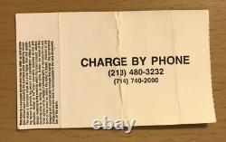 1985 The Smiths Meat Is Murder Tour Hollywood Palladium Concert Ticket Stub 28 2