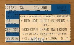 1986 Red Hot Chili Peppers / Guns N' Roses Ucla Ballroom Concert Ticket Stub Axl