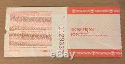 1986 The Smiths Toronto Concert Ticket Stub Morrissey The Queen Is Dead Tour