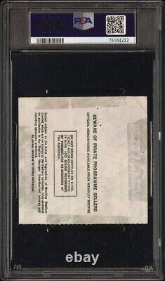 1986 Wham! Last Concert As Group The Final Ticket Stub George Michael Pop2 Psa