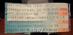 1987 Fleetwood Mac New Haven / Hartford Ct Concert Ticket Stub Christie Mcvie