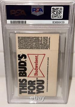 1987 U2 Concert Rocks Hottest Ticket Recorded Live Rosemont Ticket Stub PSA