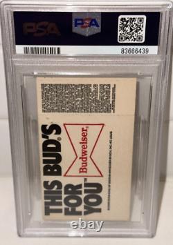 1987 U2 Concert Rocks Hottest Ticket Recorded Live Rosemont Ticket Stub PSA