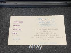 1988 Elton John Concert Ticket Stub Palace of Auburn Hills VIP Suite MINT