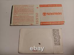 1989 Rolling Stones Concert Ticket Stub First Row A1 Alpine Valley & B-52's 1990