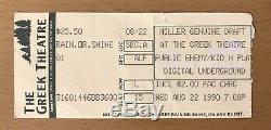 1990 Digital Underground With Tupac Shakur Los Angeles Concert Ticket Stub 2pac