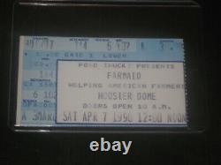 1990 Farm Aid Concert Ticket Stub Last Guns N Roses Appetite Lineup Beyond Rare