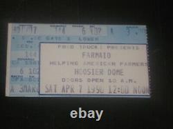 1990 Farm Aid Concert Ticket Stub Last Guns N Roses Appetite Lineup Beyond Rare