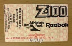 1990 Johnny Thunders & The Heartbreakers New York Concert Ticket Stub Last Show