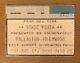 1990 Nirvana / Sonic Youth Palladium Hollywood Concert Ticket Stub Kurt Cobain
