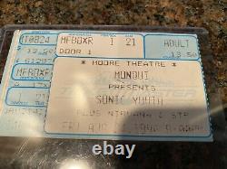 1990 Nirvana / Sonic Youth / Stone Temple Pilots Hollywood Concert Ticket Stub