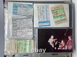1990s Jethro Tull photo Pink Floyd Ticket stub Vintage RARE Genesis concert