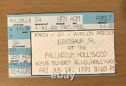 1991 Dinosaur Jr / Nirvana / Hole Hollywood Palladium Concert Ticket Stub Kurt 2