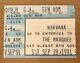 1991 Nirvana / Melvins New York City Concert Ticket Stub Kurt Cobain Nevermind
