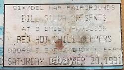 1991 Nirvana Pearl Jam Red Hot Chili Peppers Del Mar Concert Ticket Stub Rhcp 1