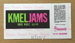 1991 Nirvana Pearl Jam Red Hot Chili Peppers San Francisco Concert Ticket Stub A