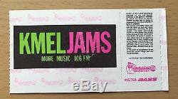 1991 Nirvana Pearl Jam Red Hot Chili Peppers San Francisco Concert Ticket Stub B