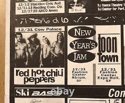 1991 Red Hot Chili Peppers / Nirvana San Francisco Concert Ticket Stub & Flyer