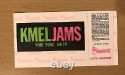 1991 Red Hot Chili Peppers Pearl Jam / Nirvana San Francisco Concert Ticket Stub