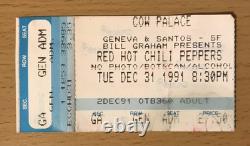 1991 Red Hot Chili Peppers Pearl Jam Nirvana San Francisco Concert Ticket Stub 2