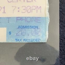 1991 Red Hot Chili Peppers Pearl Jam Nirvana Tempe AZ Concert Ticket Stub