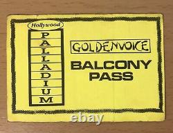 1991 Rip Magazine Party Hollywood Concert Ticket Stub Pass Pearl Jam Soundgarden