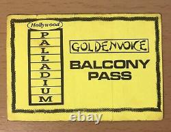 1991 Rip Magazine Party Hollywood Concert Ticket Stub Pass Pearl Jam Soundgarden